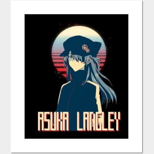 asuka langley Posters and Art